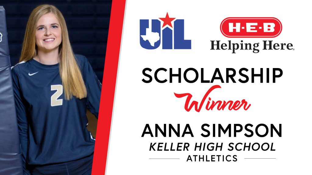 UIL Scholarship recipient Anna Simpson of Keller High School